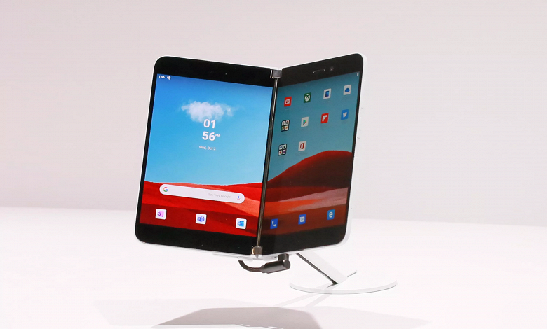 Смартфон Microsoft Surface Duo с двумя экранами ожидается уже в июле Смартфон Microsoft Surface Duo с двумя экранами ожидается уже в июле