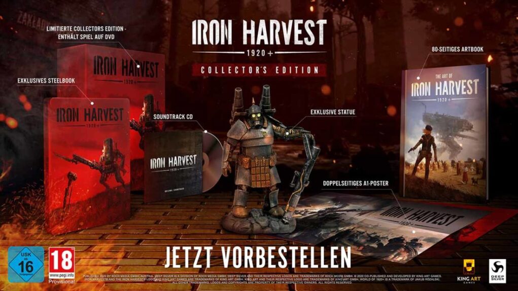 Новый трейлер Iron Harvest, и первый взгляд на коллекционное издание