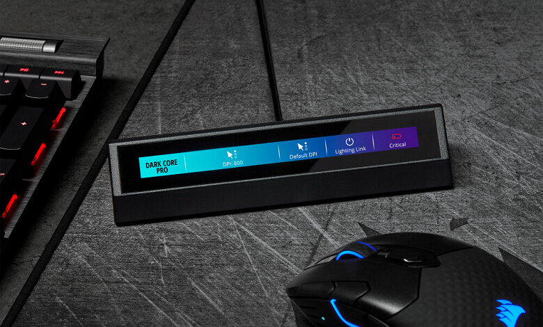 Начались продажи вспомогательного сенсорного экрана Corsair iCUE Nexus