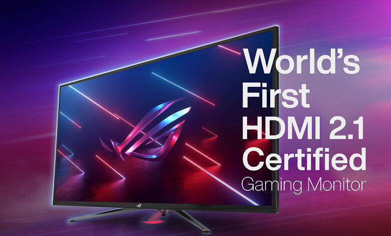 Asus снова первая. Компания представила первый геймерский монитор 4K с поддержкой кадровой частоты 120 Гц и сертификацией HDMI 2.1 Asus снова первая. Компания представила первый геймерский монитор 4K с поддержкой кадровой частоты 120 Гц и сертификацией HDMI 2.1