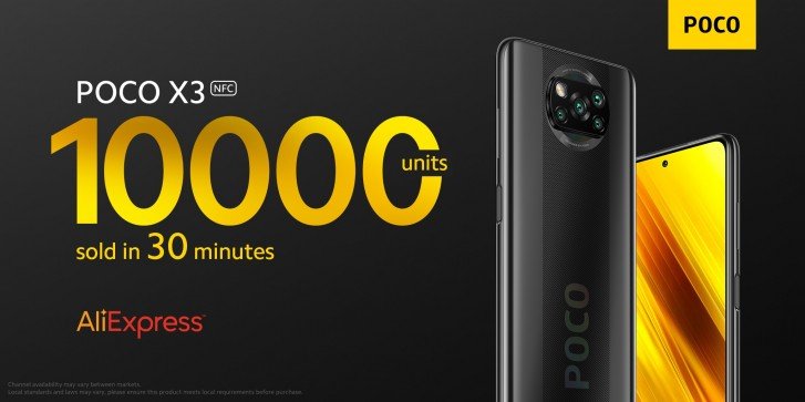 Горячая новинка Poco X3 NFC сразу же стала бестселлером Горячая новинка Poco X3 NFC сразу же стала бестселлером