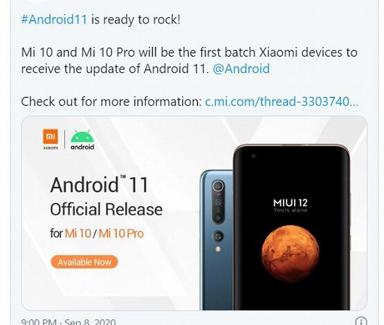 Флагманы Xiaomi Mi 10 и Mi 10 Pro получили Android 11. Но есть нюанс Флагманы Xiaomi Mi 10 и Mi 10 Pro получили Android 11. Но есть нюанс