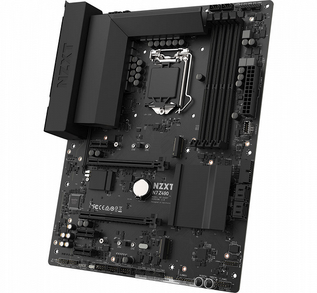Внешний вид системной платы NZXT N7 Z490 можно менять