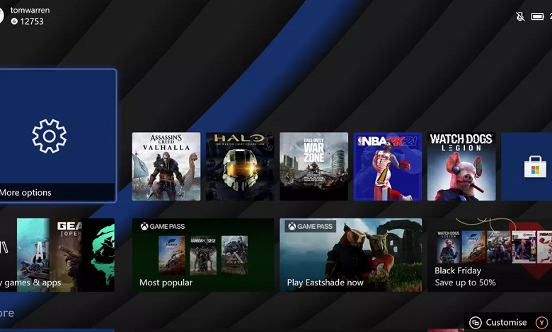 Microsoft выпустила первое обновление Xbox Series X