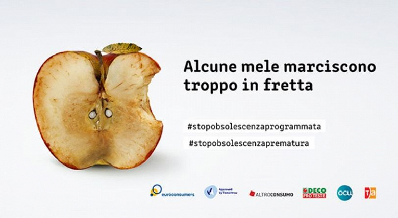 В Италии подан коллективный иск к Apple за запланированное устаревание iPhone