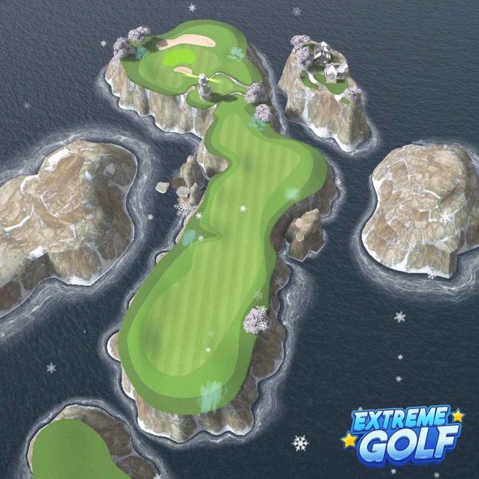 Первое новогоднее обновление в Extreme Golf