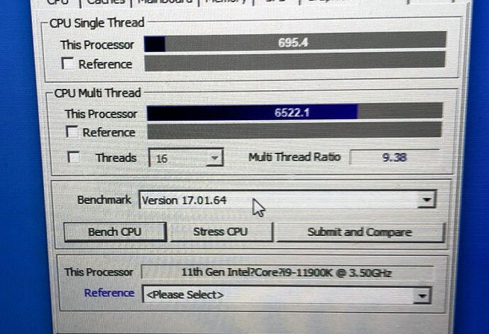 Результаты теста CPU-Z дают представление о производительности процессора Intel Core i9-11900K (Rocket Lake-S) Результаты теста CPU-Z дают представление о производительности процессора Intel Core i9-11900K (Rocket Lake-S)