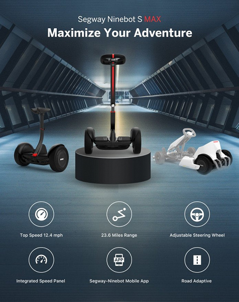 Представлен новейший гироскутер Segway Ninebot S Max