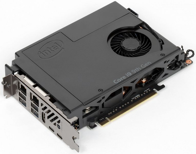 Похожий на видеокарту модуль Intel Compute Element для нового NUC 11 Extreme будет основан на CPU Tiger Lake-H45