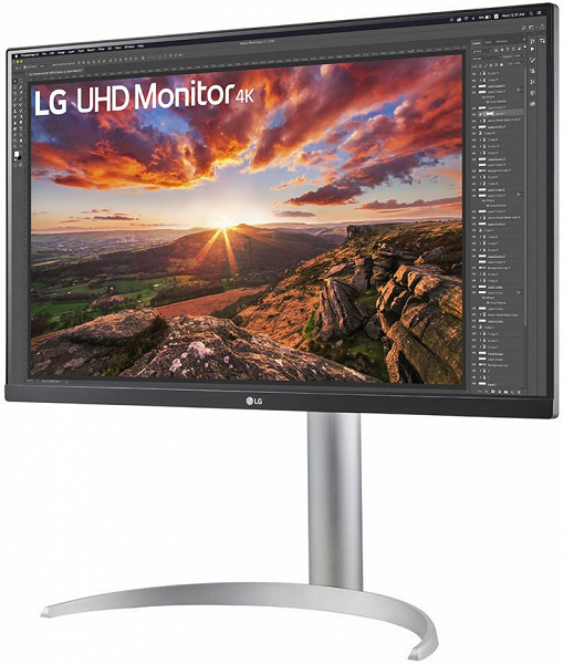 Монитор LG 27UP850-W оснащен портом USB-C