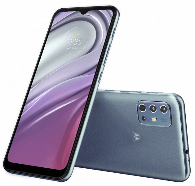 5000 мА·ч, 90 Гц, 48 Мп, Android 11 и IP52 за 150 евро. Представлен смартфон Moto G20