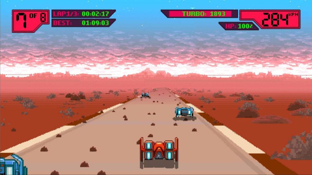 Вышел новый тизер-трейлер ретро-футуристического гонщика Voidspeed Outlaw