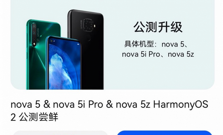 Публичная бета-версия HarmonyOS 2.0 вышла для Huawei nova 5, nova 5i Pro и nova 5z Публичная бета-версия HarmonyOS 2.0 вышла для Huawei nova 5, nova 5i Pro и nova 5z