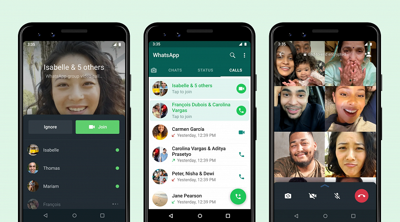 WhatsApp: больше никаких пропущенных групповых звонков WhatsApp: больше никаких пропущенных групповых звонков