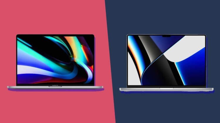 Сравнение MacBook Pro 16″ 2021 и 2019 года Сравнение MacBook Pro 16″ 2021 и 2019 года