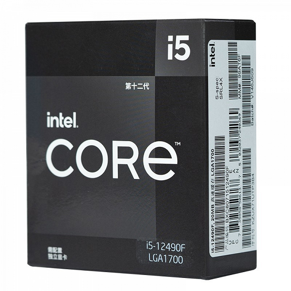 Этот новый процессор Intel можно купить только в Китае. Core i5-12490F похож на Core i5-12500, но есть отличия