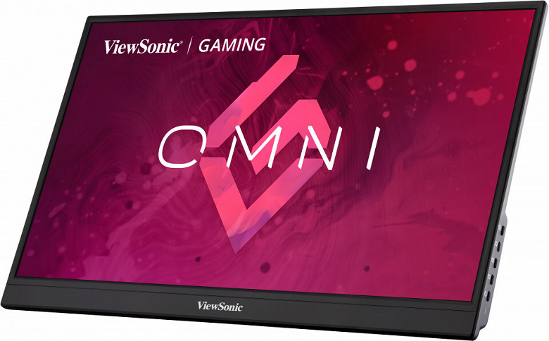 Портативный игровой монитор ViewSonic VX1755 весит менее 1 кг