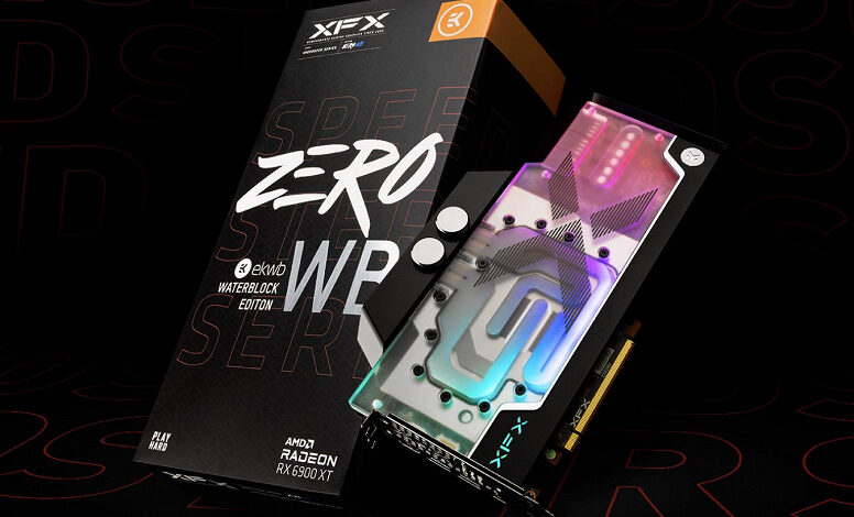 Видеокарта XFX Speedster ZERO Radeon RX 6900XT RGB EKWB стоит 1800 евро Видеокарта XFX Speedster ZERO Radeon RX 6900XT RGB EKWB стоит 1800 евро