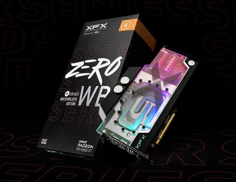 Видеокарта XFX Speedster ZERO Radeon RX 6900XT RGB EKWB стоит 1800 евро