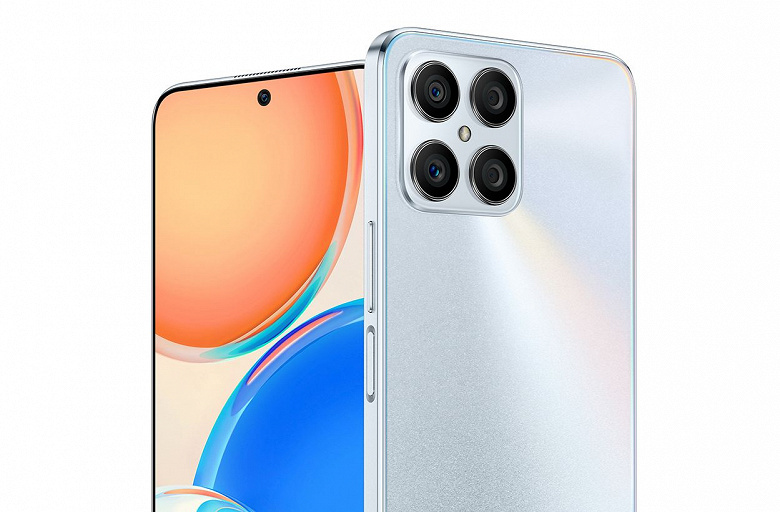 Представлен смартфон Honor X8 с дизайном в стиле iPhone, узкими рамками и 90-герцевым экраном