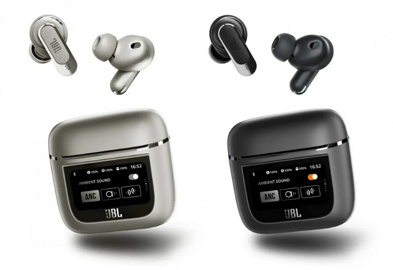 Беспроводные наушники JBL Tour Pro 2 получили «первый в мире» кейс с сенсорным экраном