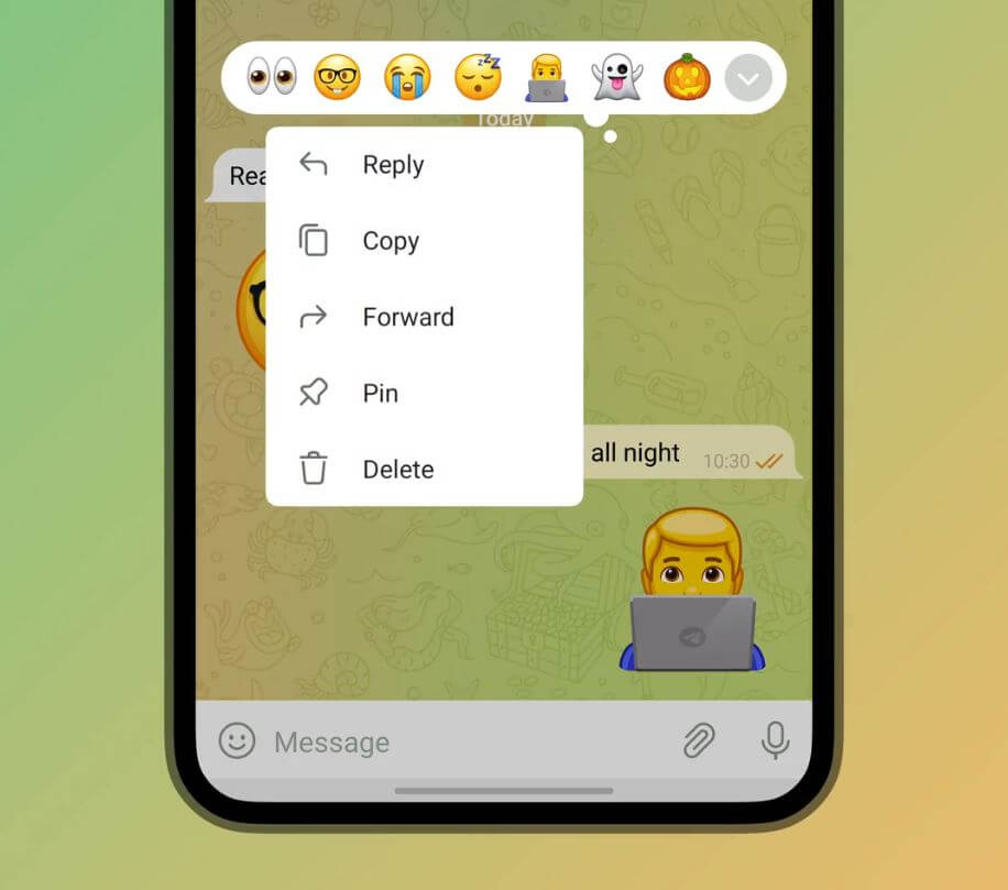 Что нового в Телеграм. Новые эмодзи в честь Хэллоуина доступны всем пользователям! Что нового в Телеграм. Новые эмодзи в честь Хэллоуина доступны всем пользователям! Фото