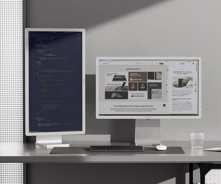 Представлен Onyx Boox Mira Pro (Color) на цветной панели E Ink