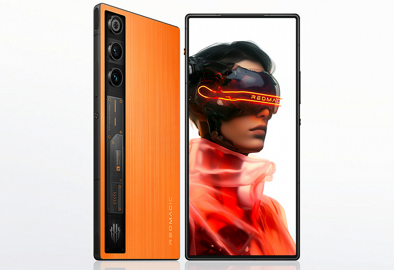 «Cамый тонкий полноэкранный телефон в истории Red Magic» с экраном без вырезов, Snapdragon 8 Gen 3, DeepSeek, сенсорными кнопками, стереодинамиками.