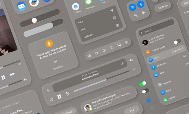Как изменится дизайн iOS 26 по сравнению с iOS 18