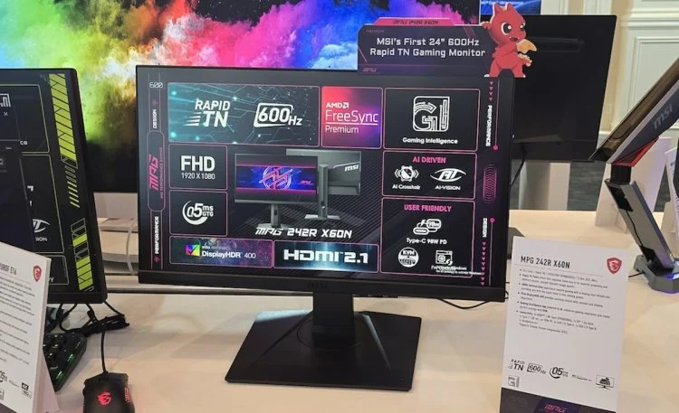 MSI выпустила монитор с частотой 600 Гц MSI выпустила монитор с частотой 600 Гц